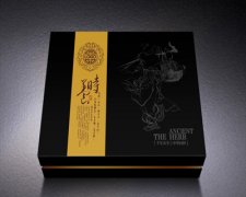 天地盖露腰盒面贴板茶叶盒